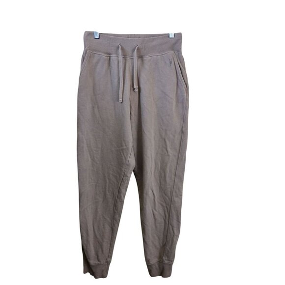 All Saints Tan Sweatpants Joggers Pockets Drawstring Waist Size XS - Picture 1 of 8